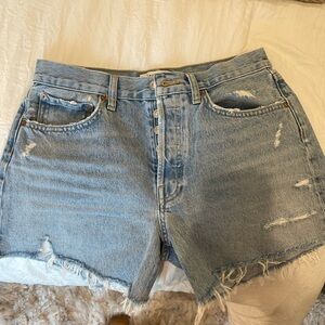 Agolde denim shorts!